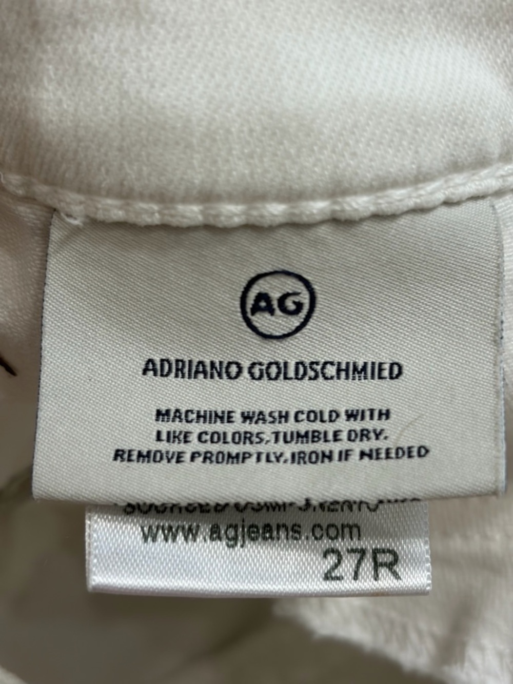 AG White Skinny Jeans - Picture 3 of 8